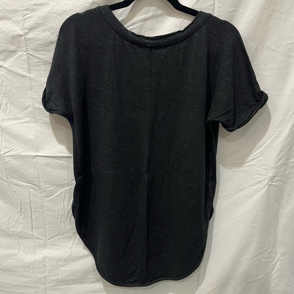 Matty M oversized slub tee with rollover sleeves - size Small - Picture 2 of 4